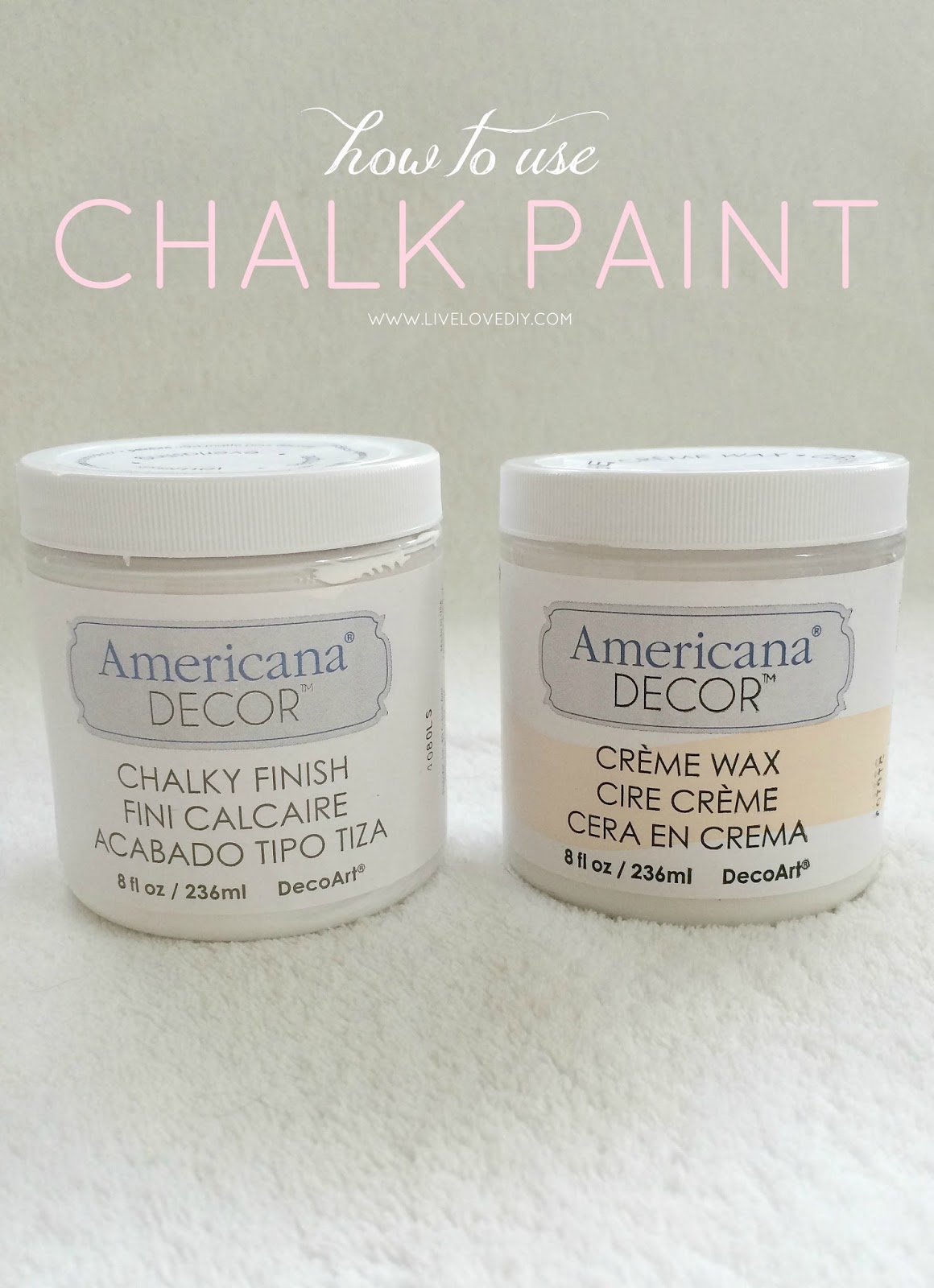 HOW TO USE americana decor chalk paint